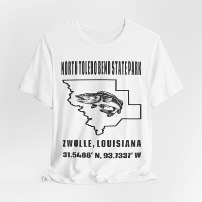 North Toledo Bend State Park Zwolle Louisiana Coordinates T‑Shirt