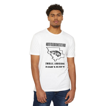 North Toledo Bend State Park T-Shirt — Zwolle, Louisiana Fishing Tee (31.5488 N, 93.7333 W)