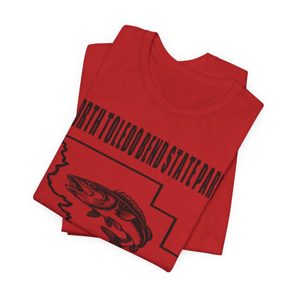 North Toledo Bend State Park Zwolle Louisiana Coordinates T‑Shirt