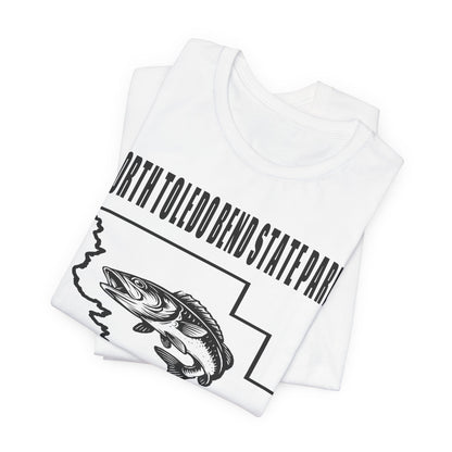 North Toledo Bend State Park Zwolle Louisiana Coordinates T‑Shirt