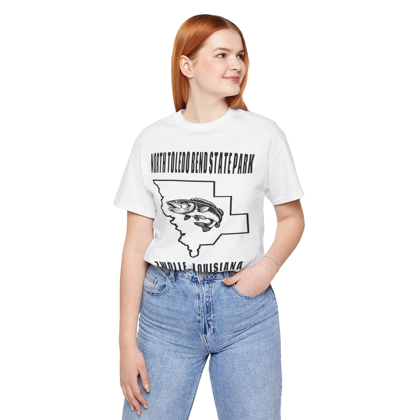 North Toledo Bend State Park Zwolle Louisiana Coordinates T‑Shirt